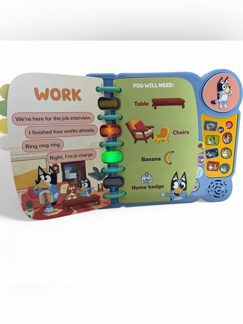 Bluey VTech Interactive Electronic Toddler Learning Toy Electronic Book Like New - Picture 5 of 8